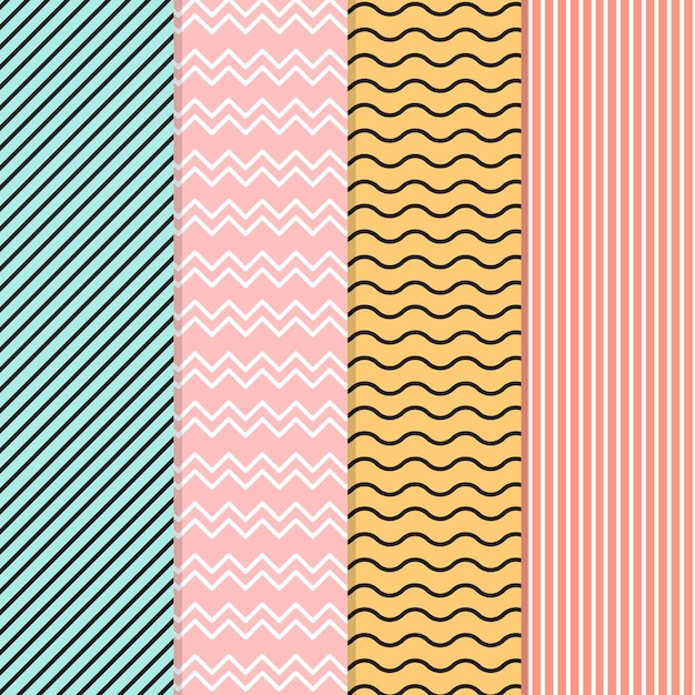 Free Vector | Minimal geometric pattern collection
