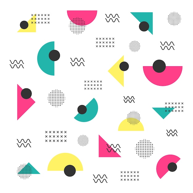 Minimal hipster pattern Vector | Premium Download