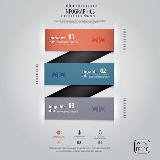 Premium Vector | Minimal infographics