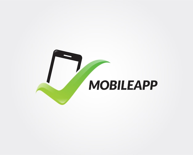  Minimal mobile logo template