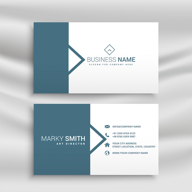 Minimal style business card design