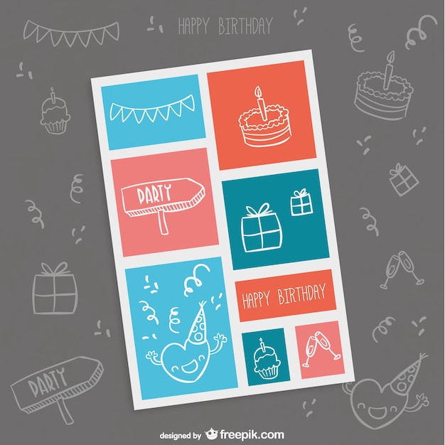 minimalist aesthetic birthday card ideas