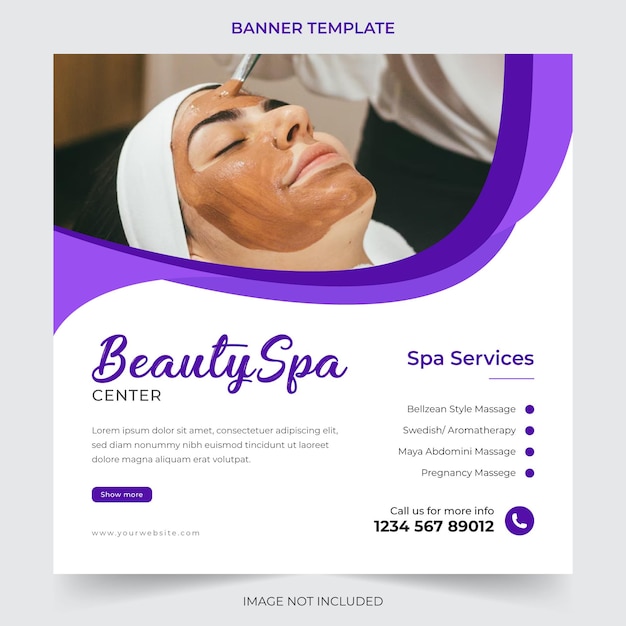 Premium Vector | Minimalist editable spa and beauty social media post ...