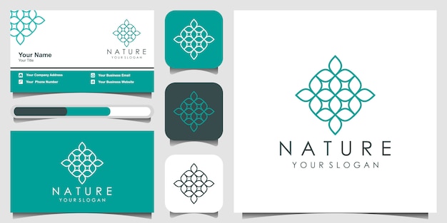 Download Free Minimalist Elegant Floral Logo Design For Beauty Cosmetics Yoga Use our free logo maker to create a logo and build your brand. Put your logo on business cards, promotional products, or your website for brand visibility.