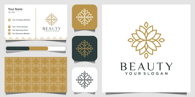 Download Free Minimalist Elegant Flower Rose Logo Design For Beauty Cosmetics Use our free logo maker to create a logo and build your brand. Put your logo on business cards, promotional products, or your website for brand visibility.