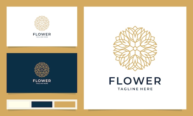 Download Free Minimalist Flower Logo Design Inspiration With Line Art Style Use our free logo maker to create a logo and build your brand. Put your logo on business cards, promotional products, or your website for brand visibility.