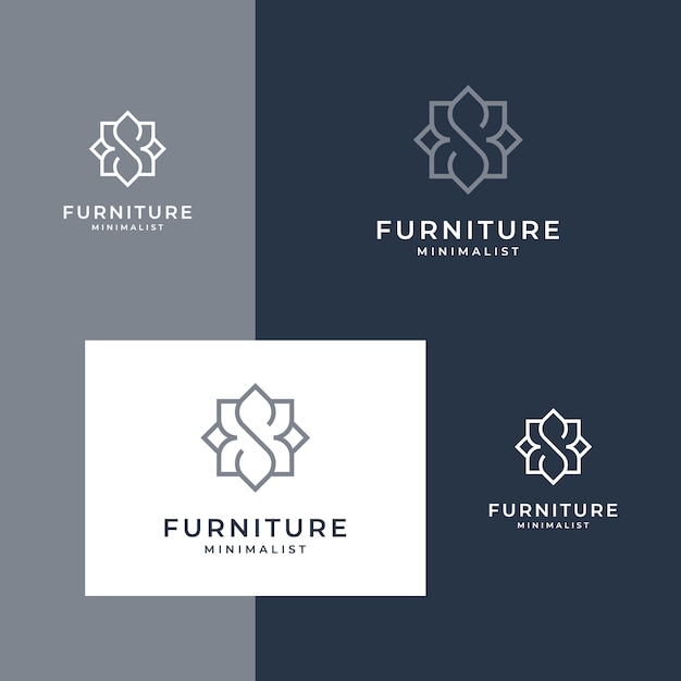 Download Free Minimalist Furniture Logo Design Style Line Premium Vector Use our free logo maker to create a logo and build your brand. Put your logo on business cards, promotional products, or your website for brand visibility.