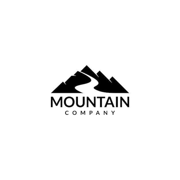 Premium Vector | Minimalist landscape hills mountain logo design