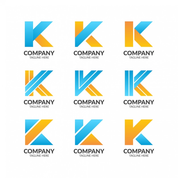 Download Free Minimalist Letter K Logo Collection Premium Vector Use our free logo maker to create a logo and build your brand. Put your logo on business cards, promotional products, or your website for brand visibility.