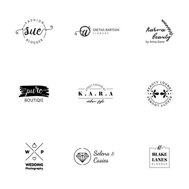 beautician minimalist logo beautician minimalist logo