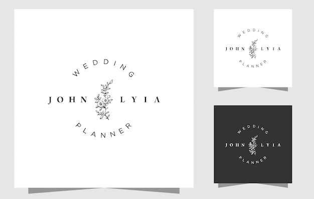 Download Free Minimalist Wedding Logo Template Premium Vector Use our free logo maker to create a logo and build your brand. Put your logo on business cards, promotional products, or your website for brand visibility.