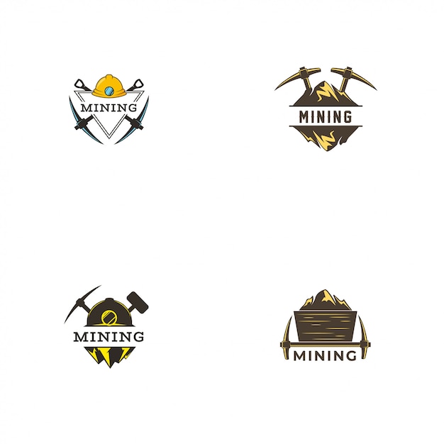 Download Free Mining Logo Template Premium Vector Use our free logo maker to create a logo and build your brand. Put your logo on business cards, promotional products, or your website for brand visibility.