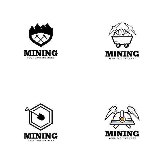 Download Free Mining Logo Template Premium Vector Use our free logo maker to create a logo and build your brand. Put your logo on business cards, promotional products, or your website for brand visibility.