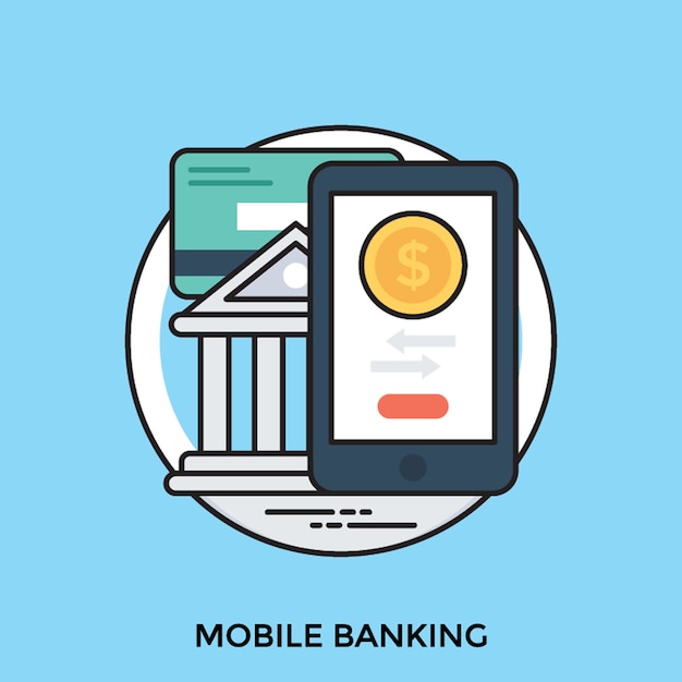 Premium Vector | Mobile banking