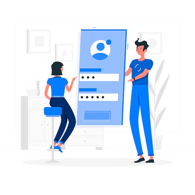 Mobile Money Banking Concept Illustration_114360 83