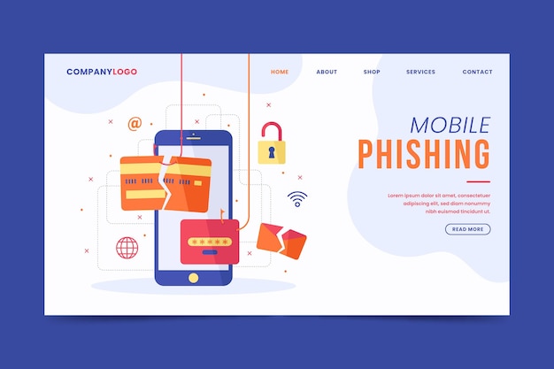 how to make phishing page on mobile