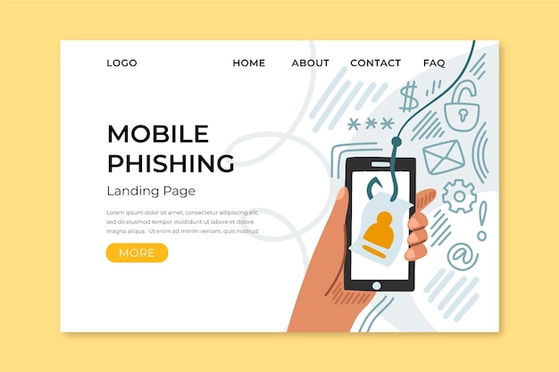 how to make phishing page on mobile