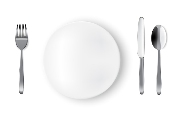 table setting fork and knife only