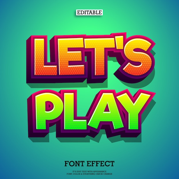 Download Premium Vector | Modern 3d game logo type effect