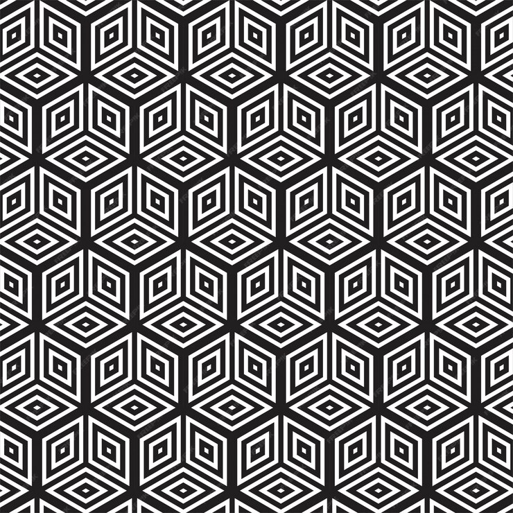 Free Vector | Modern abstract geometric seamless pattern