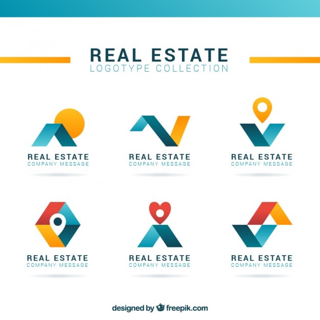 Download Free Download This Free Vector Modern And Abstract Real Estate Logos Use our free logo maker to create a logo and build your brand. Put your logo on business cards, promotional products, or your website for brand visibility.
