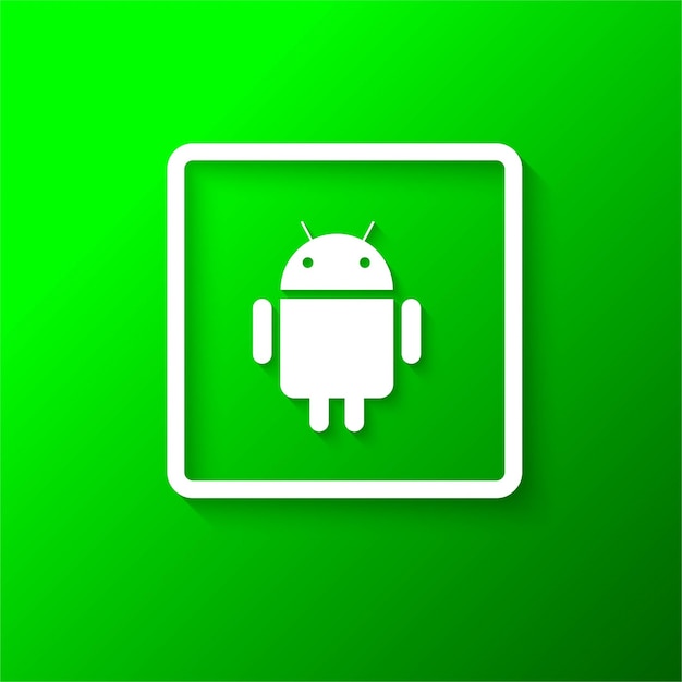 Modern android icon | Free Vector