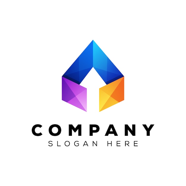 Download Free Modern Arrow Logo Colorful Triangle With Arrow Business Logo Premium Vector Use our free logo maker to create a logo and build your brand. Put your logo on business cards, promotional products, or your website for brand visibility.