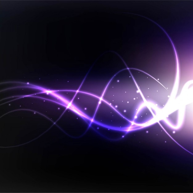 Modern background with purple lights Vector | Free Download