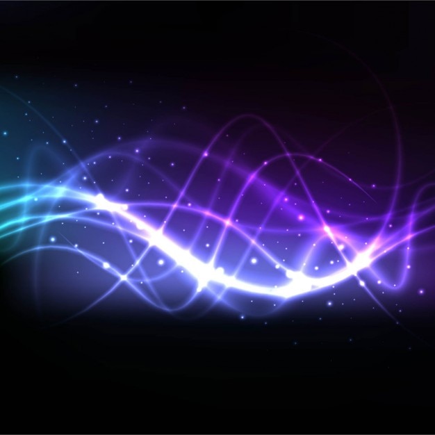 Free Vector | Modern background with wavy lights
