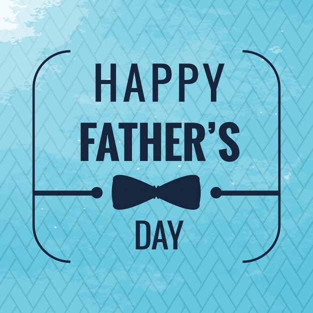 Modern blue fathers day background