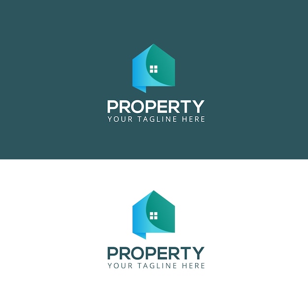 Download Free Modern Blue Green Property Logo Premium Vector Use our free logo maker to create a logo and build your brand. Put your logo on business cards, promotional products, or your website for brand visibility.