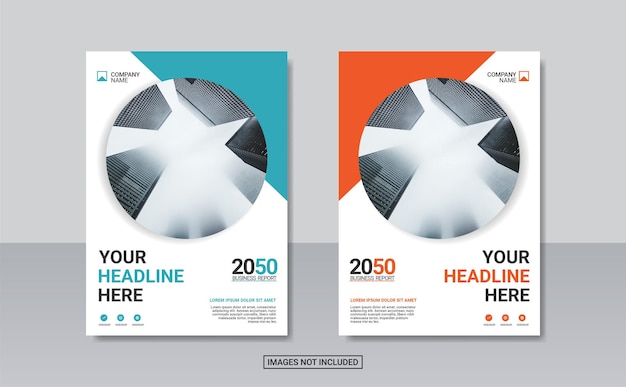 Premium Vector Modern Business Annual Report Template 0016