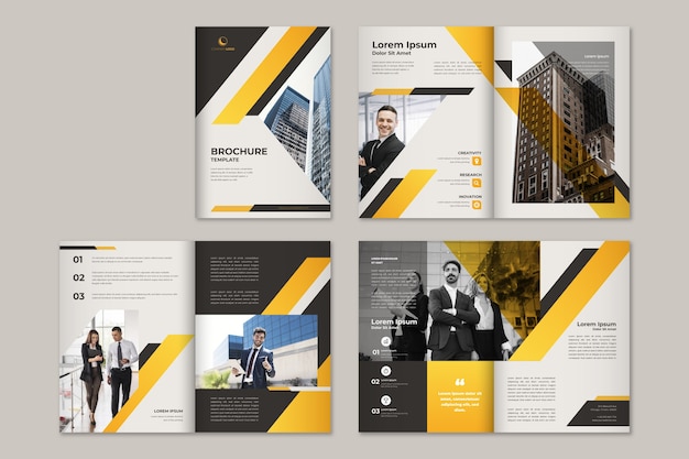 Download Yellow Brochure Images Free Vectors Stock Photos Psd PSD Mockup Templates