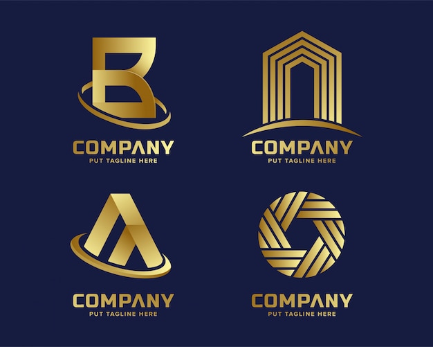 Download Free Modern Business Golden Logo Template Premium Vector Use our free logo maker to create a logo and build your brand. Put your logo on business cards, promotional products, or your website for brand visibility.