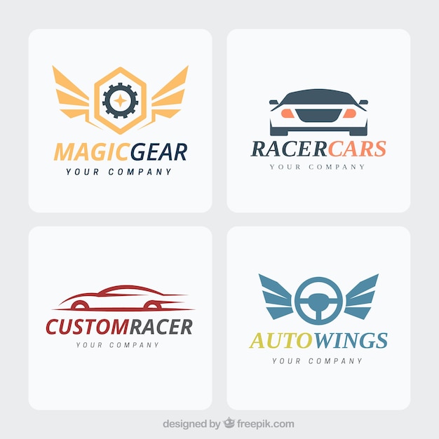 Download Free Modern Car Logo Collection Free Vector Use our free logo maker to create a logo and build your brand. Put your logo on business cards, promotional products, or your website for brand visibility.