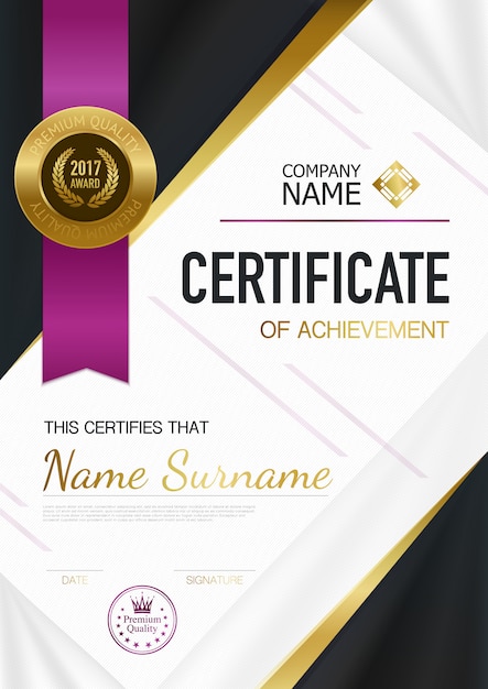 Certificate Of Accomplishment Template Free