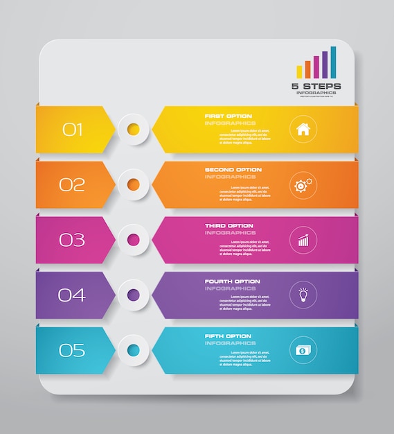 Premium Vector | Modern chart infographic element