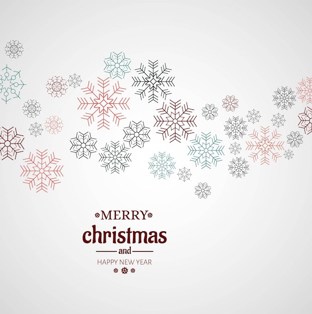 Premium Vector | Modern christmas background