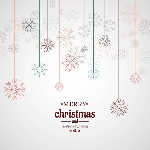 Modern christmas background Vector | Premium Download