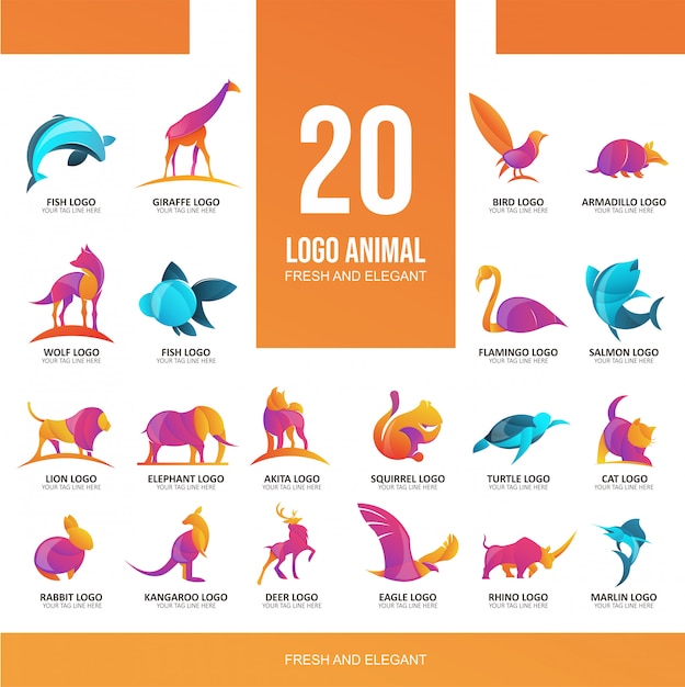 Download Free Modern Circle Grid Logo 20 Animal For Banner Or Flyer Premium Vector Use our free logo maker to create a logo and build your brand. Put your logo on business cards, promotional products, or your website for brand visibility.