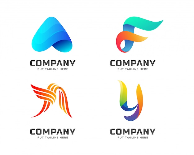 Download Free Modern Colorful Logo Template Premium Vector Use our free logo maker to create a logo and build your brand. Put your logo on business cards, promotional products, or your website for brand visibility.