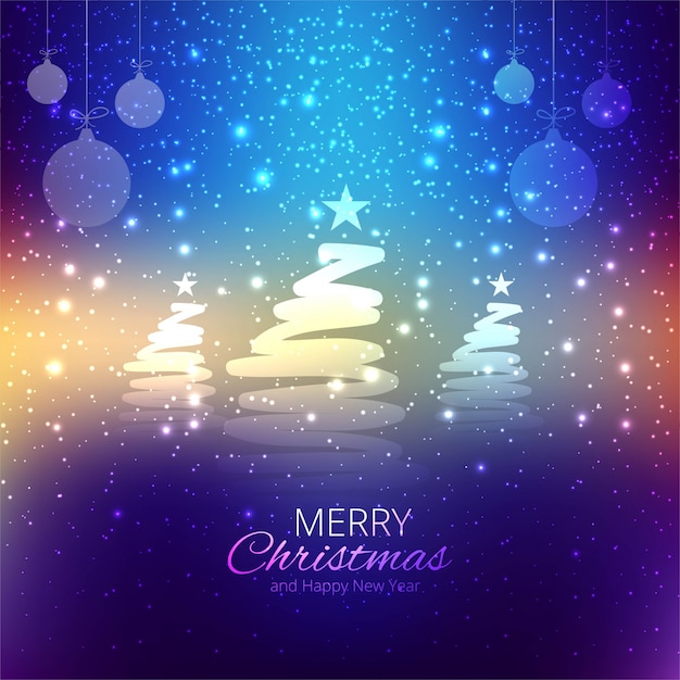 Free Vector | Modern colorful shiny christmas background