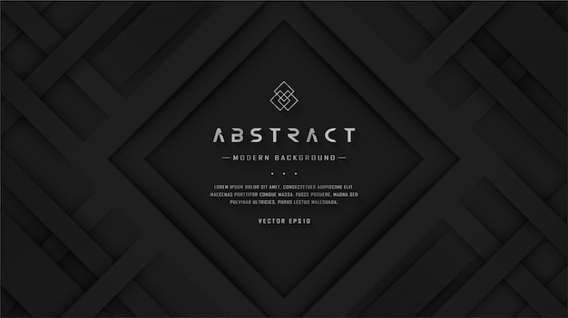 Premium Vector | Modern dark black background