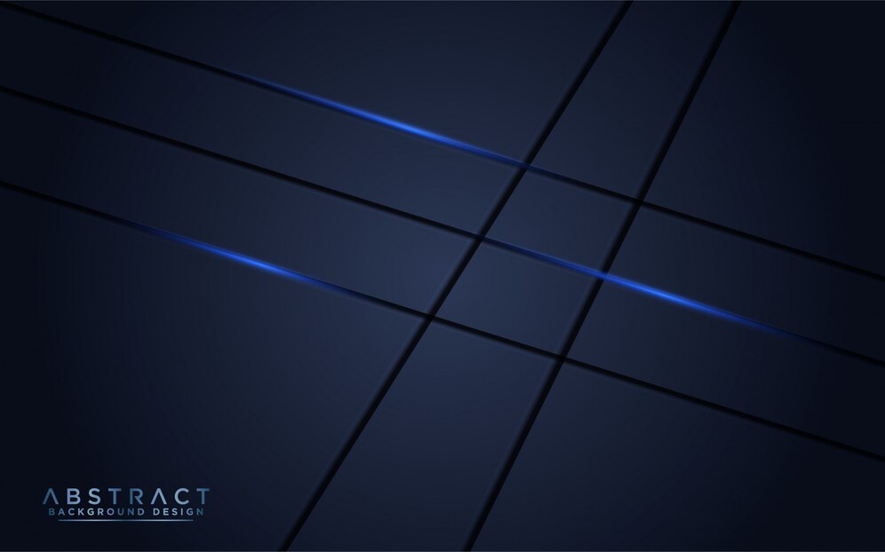 Premium Vector | Modern dark navy background with blue light