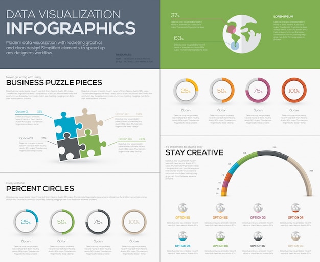 Download Free Modern Data Visualization Infographics With Jigsaw Puzzle Pieces Use our free logo maker to create a logo and build your brand. Put your logo on business cards, promotional products, or your website for brand visibility.