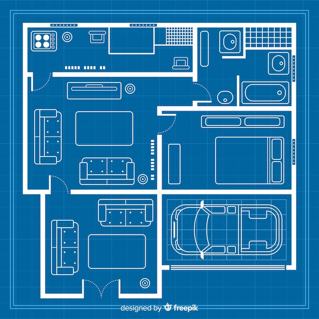 blueprint digital inside house