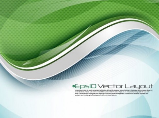 Modern digital wave background in green and blue | Free Vector