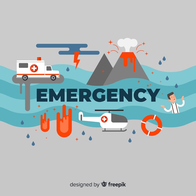 free-vector-modern-emergency-word-concept-with-flat-design