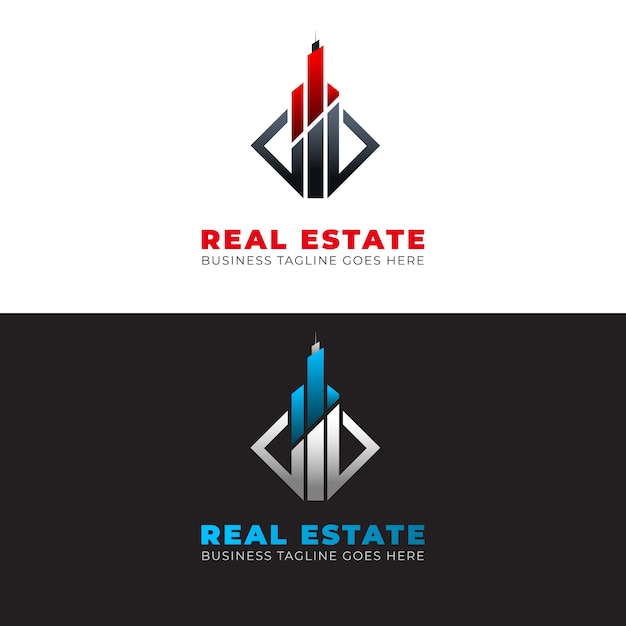 Download Free Modern Estate Logo Template With Elements Premium Vector Use our free logo maker to create a logo and build your brand. Put your logo on business cards, promotional products, or your website for brand visibility.