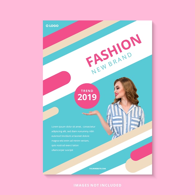 Premium Vector | Modern fashion new brand business flyer template